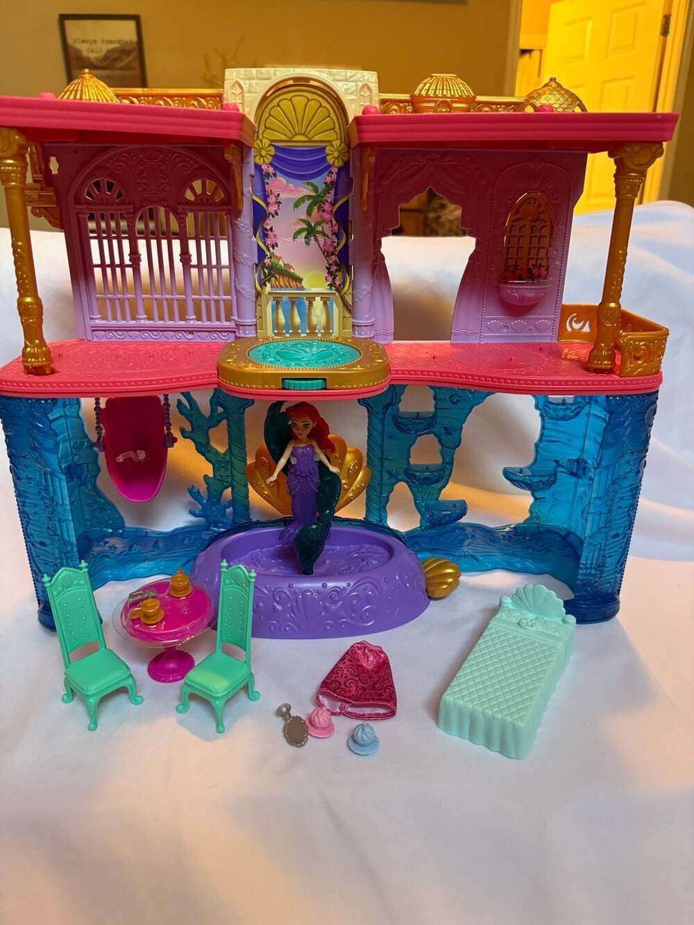 Disney Princess, Toys, Ariel's Stacking Castle, Multicolor